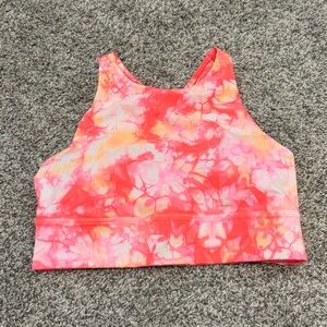 Lululemon High Neck Long Line Energy Bra